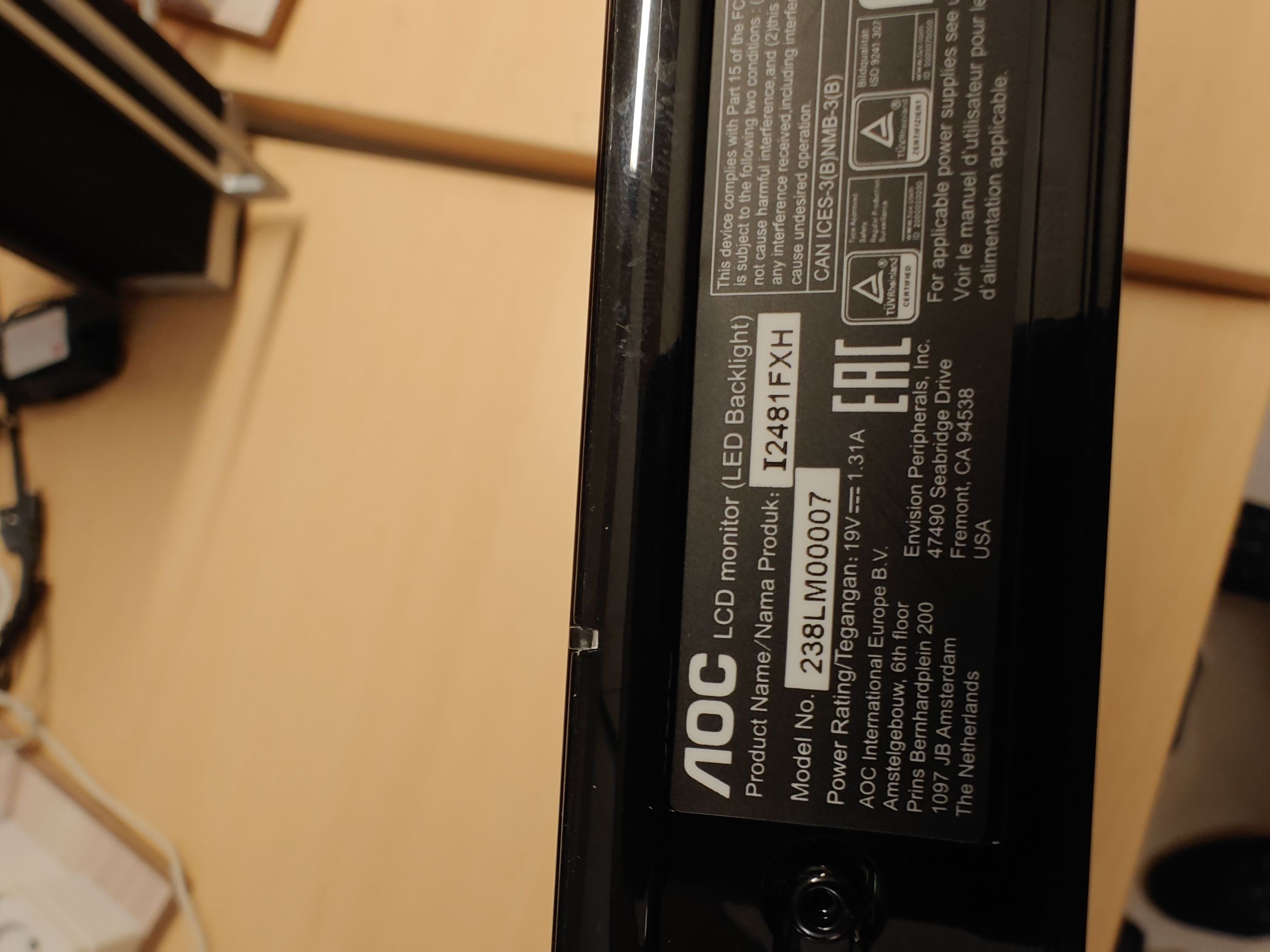 AOC 24" pc skærm